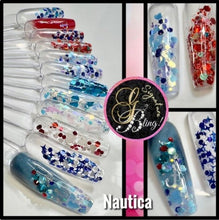 Charger l'image dans la galerie, Coffret de paillettes thématique « Nautica », GBling, Nail Art, Décoration ongles