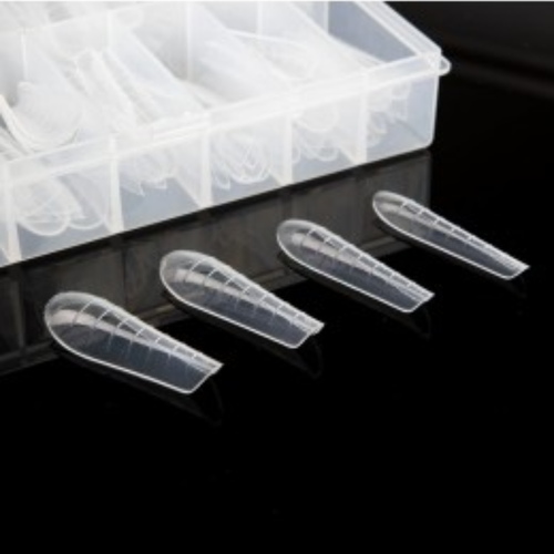 Boîte de 120 Popits – Capsules réutilisables de différentes tailles pour la construction d'ongles en gel ou résine Sculpt ou Acrylique ou Acrygel