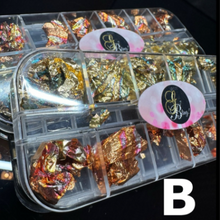 Charger l'image dans la galerie, Coffret Feuille métallisée B, GBling, Nail Art, Décoration d'ongles 
