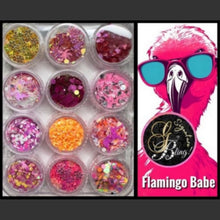 Charger l'image dans la galerie, Coffret de paillettes thématique « Flamingo Babe » GBling, Nail Art, Décoration ongles
