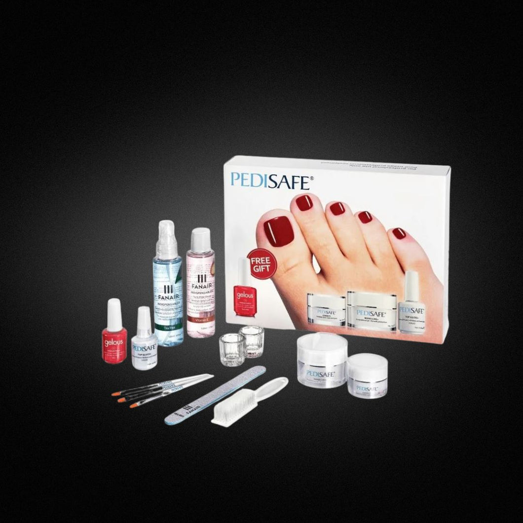 Ensemble de reconstruction d'ongles pour les pieds Pedisafe