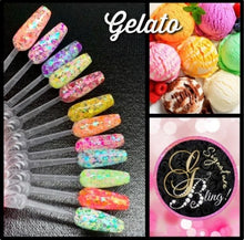 Charger l&#39;image dans la galerie, Coffret de paillettes thématique “Gelato”,  GBling, Nail Art, Décoration ongles
