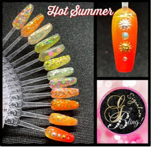 Charger l&#39;image dans la galerie, Coffret de paillettes thématique “Hot Summer”, GBling, Nail Art, Décoration ongles
