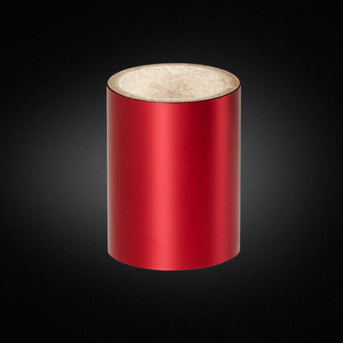 Rouleau de Feuille décorative rouge Lecente pour Nail Art métallique.