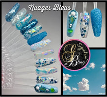 Charger l'image dans la galerie, Coffret de paillettes thématique “Nuages Bleus", GBling, Nail Art, Décoration ongles
