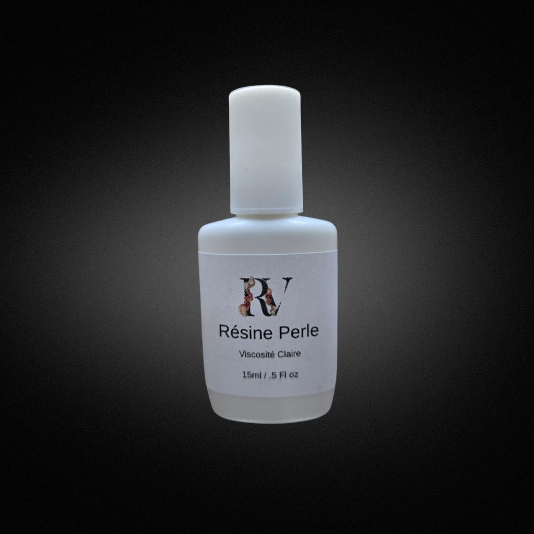 Résine Perle professionnelle pour ongles en résine & poudre.  Viscosité claire, résine boulette