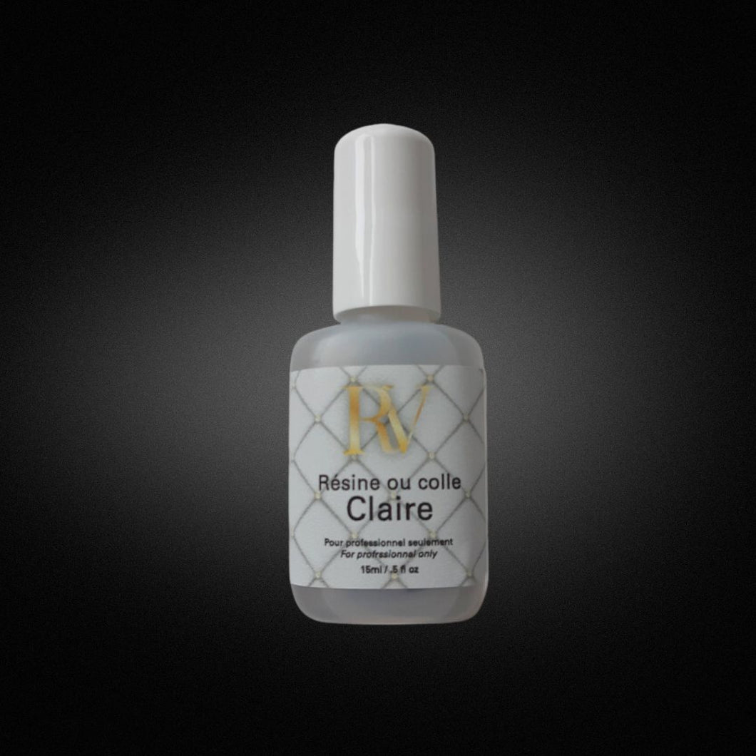 Flacon de Colle 5 secondes Rouge Vernis – Adhésif ultra-clair pour la pose de soie et la résine.