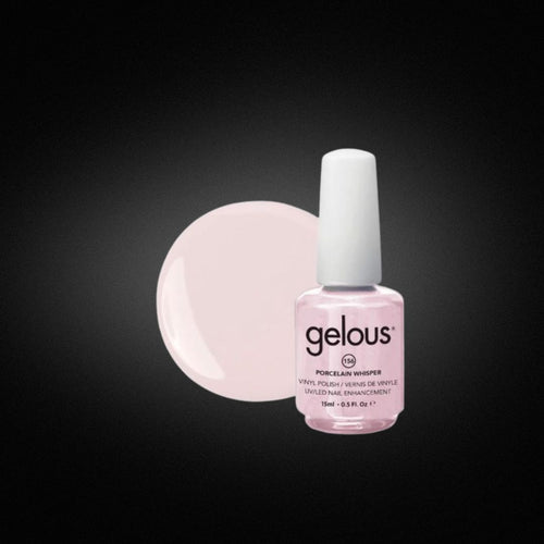 Bouteille de Vernis Vinyle Gélifié Gelous Vinyl N° 156 Porcelain Whisper (15 ml)