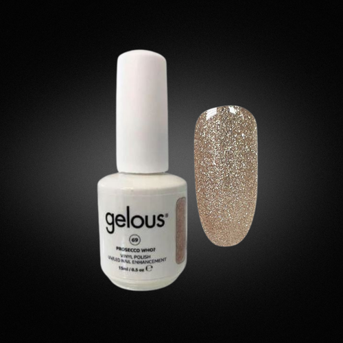 Bouteille de Vernis Vinyle Gélifié Gelous Vinyl N°  69 Prosecco Who  (15 ml)