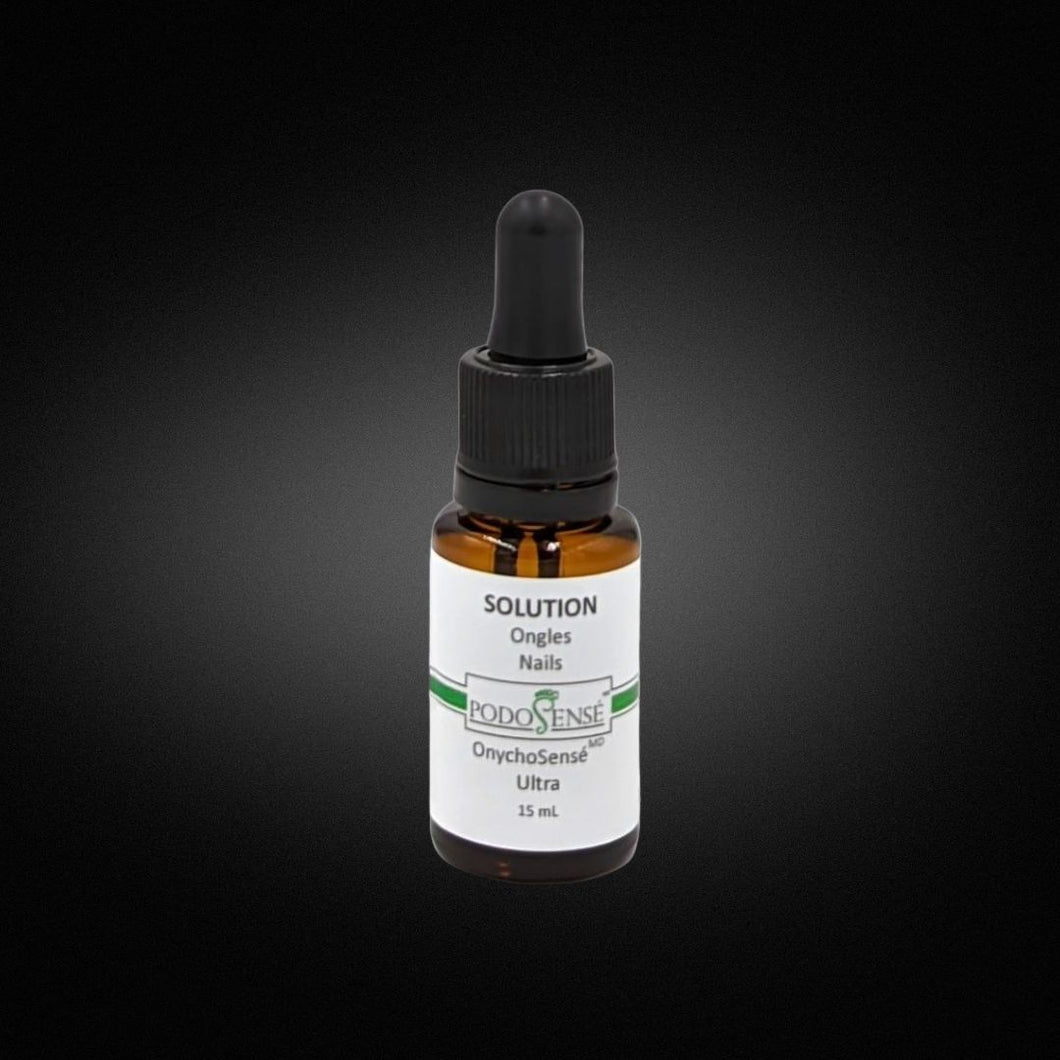 OnychoSensé Ultra – Flacon d'huiles essentielles pour le traitement et l'élimination de la mycose des ongles atteints