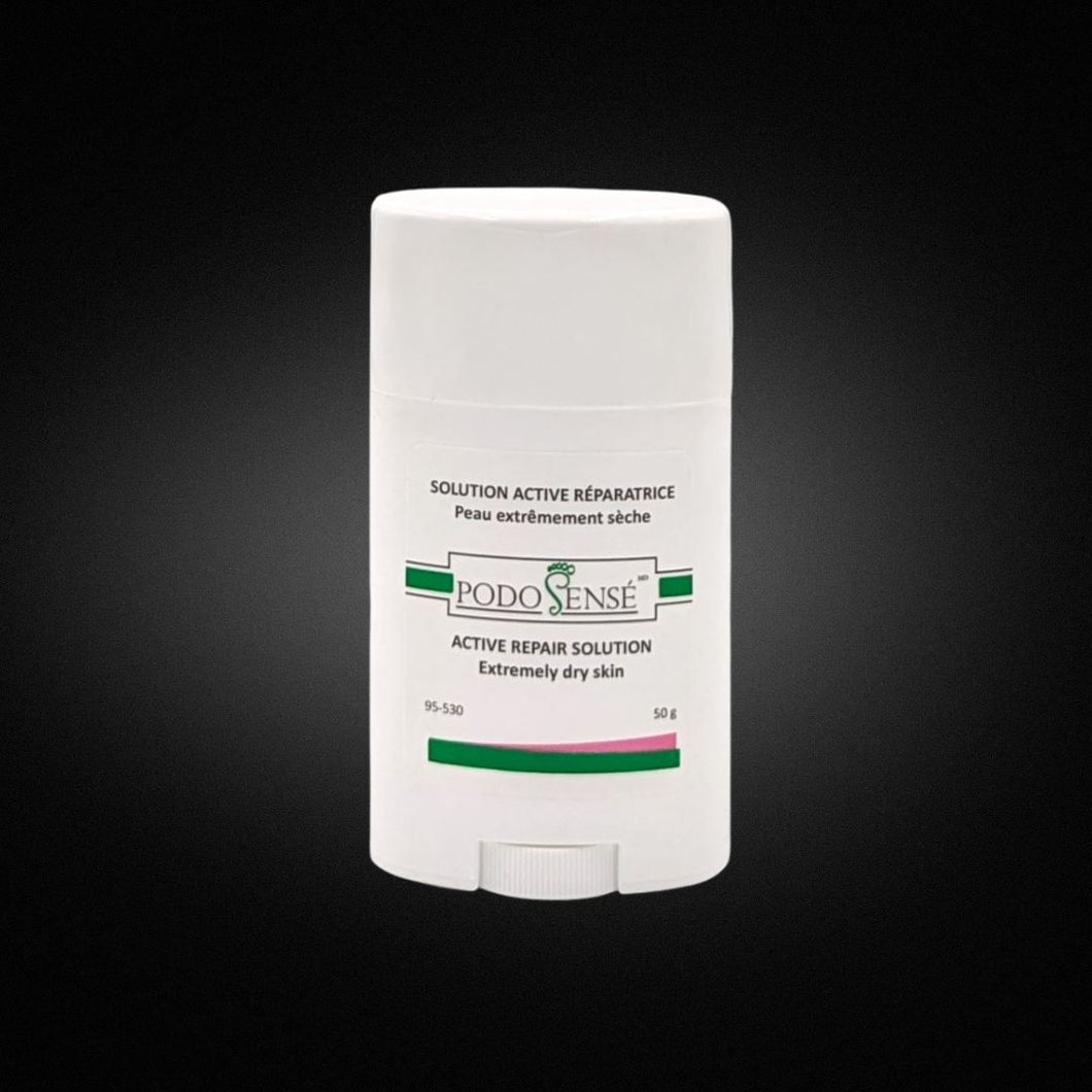 Bâton de Solution Active Réparatrice (50g) – Baume pour talons fissurés et déshydratés.