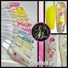 Charger l'image dans la galerie, Coffret de paillettes thématique Summer Fun, GBling, Nail Art, Décoration ongles
