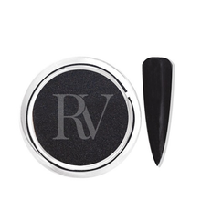 Charger l&#39;image dans la galerie, Poudre acrylique, Noir, paillettes, Poudre, Résine et poudre, pose d&#39;ongles, renforcement d&#39;ongles
